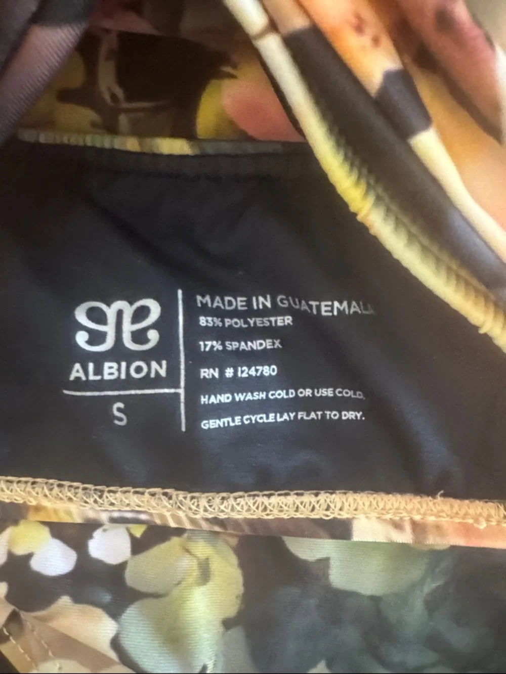 High-Waist Floral Bikini Set in Multicolor by Albion Fit - Picture 9 of 9